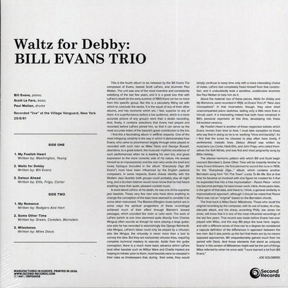 Bill Evans Trio - Waltz for Debby (180g) [New Vinyl Record LP]
