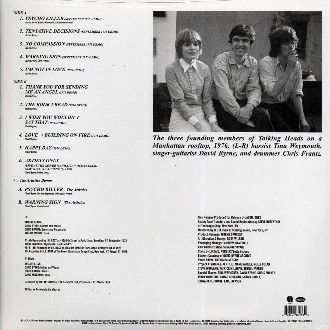 Talking Heads - Tentative Decisions: Demos & Live (incl. a bonus 45rpm vinyl) [New Vinyl Record LP]