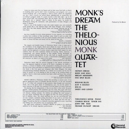 Thelonious Monk Quartet - Monk's Dream (180g) [New Vinyl Record LP]