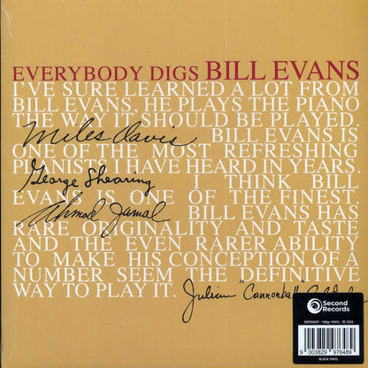 Bill Evans Trio - Everybody Digs Bill Evans (180g) [New Vinyl Record LP]