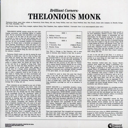 Thelonious Monk - Brilliant Corners (180g) [New Vinyl Record LP]