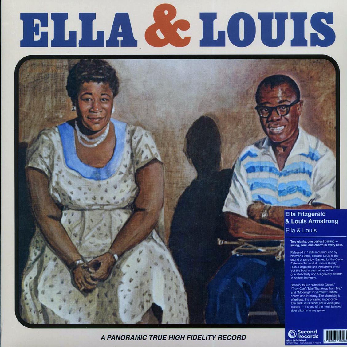 Ella Fitzgerald, Louis Armstrong - Ella & Louis (180g) (blue vinyl) [New Vinyl Record LP]