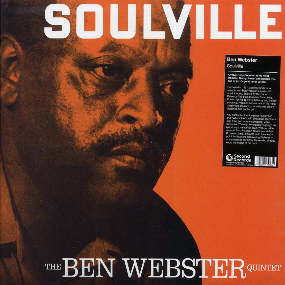 Ben Webster Quintet - Soulville (180g) (orange vinyl) [New Vinyl Record LP]