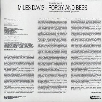 Miles Davis - Porgy And Bess (180g) (red vinyl) [New Vinyl Record LP]