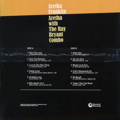 Aretha Franklin - Aretha With The Ray Bryant Combo (180g) [New Vinyl Record LP]