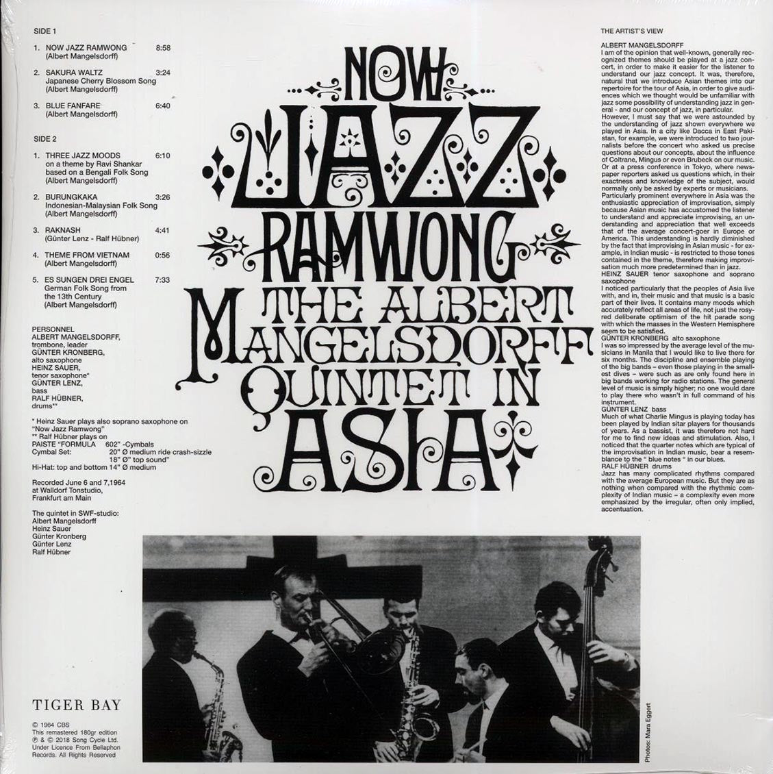 The Albert Mangelsdorff Quintet - Now Jazz Ramwong (180g) (remastered) [New Vinyl Record LP]