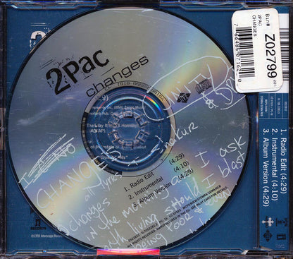 2Pac - Changes [1998 New CD Single]