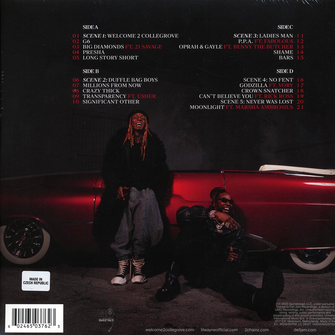 2 Chainz, Lil Wayne - Welcome 2 Collegrove [2024 RSD] [New Double Vinyl Record]