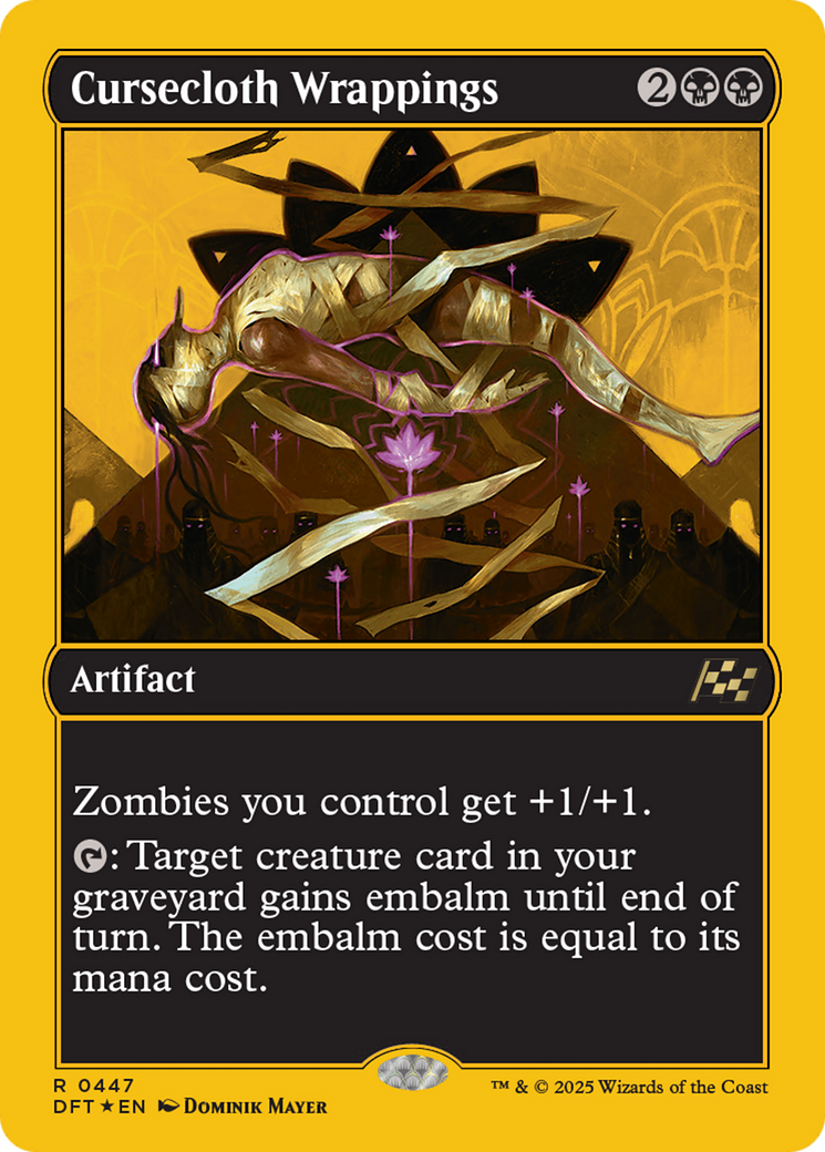 Cursecloth Wrappings (DFT-447) - Aetherdrift Foil