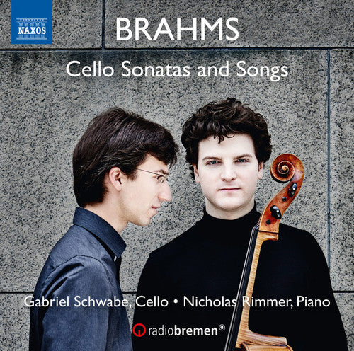 Brahms / Schwabe / Rimmer - Cello Sonatas & Songs Music CD