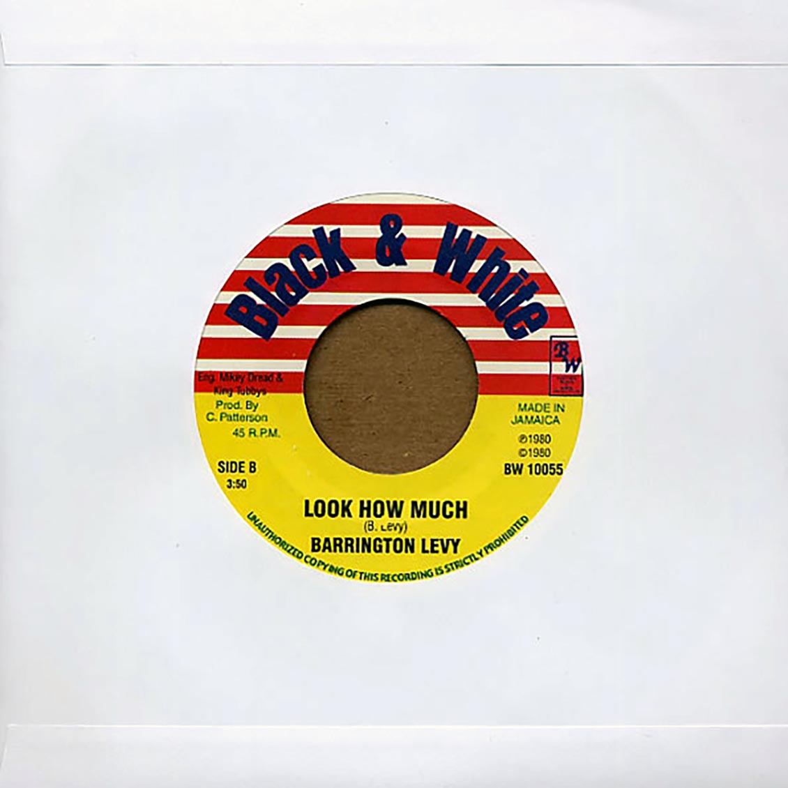 Barrington Levy - Look How Much  /  Johnny Osbourne, Ringo - Turn Me On [New Vinyl 7"]