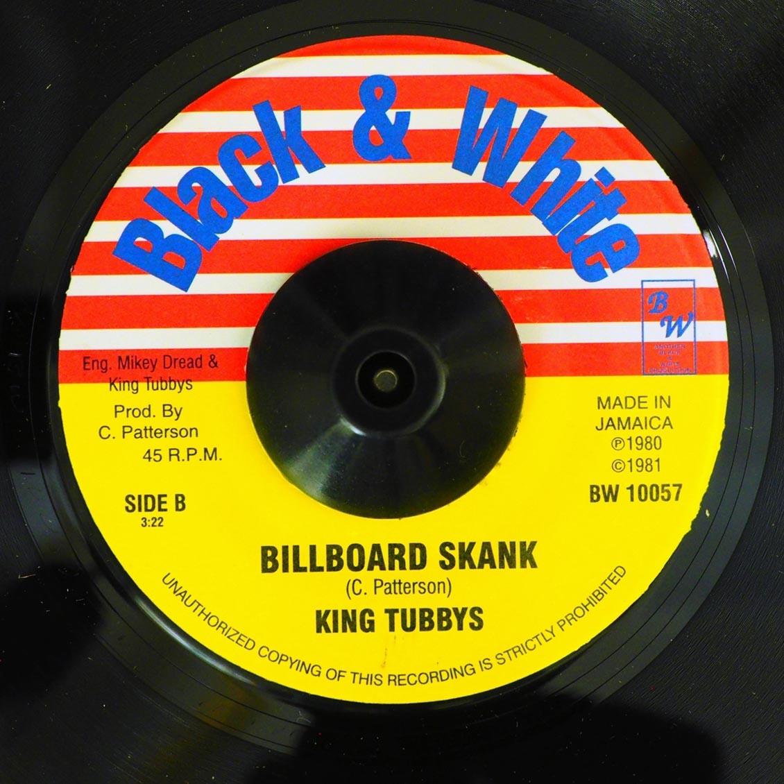 Johnny Ringo - The Boss  /  King Tubby - Billboard Skank [New Vinyl 7"]