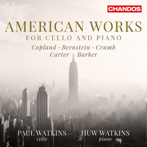 Barber / Paul Watkins / Watkins,Huw - American Works for Cello & Piano Music CD