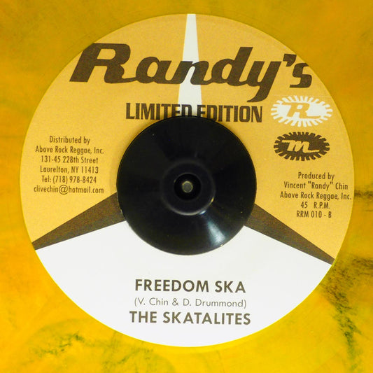 The Skatalites - Freedom Ska  /  Stranger & Ken - Revelation (colored vinyl) [New Vinyl Record 7" Single]