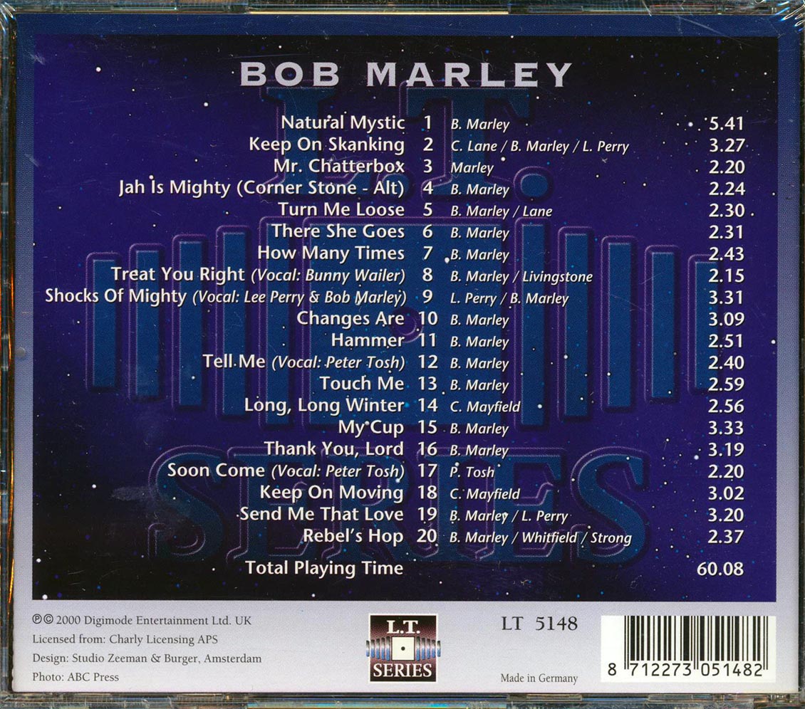 Bob Marley - Natural Mystic (20 tracks) [New CD]