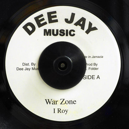 I Roy - War Zone  /  Version [New Vinyl Record 7" Single]
