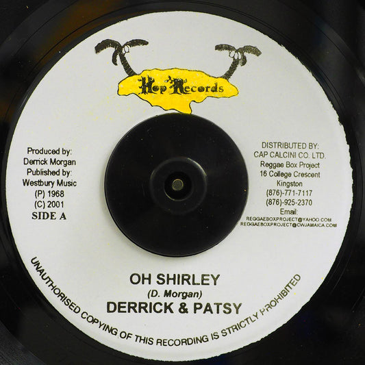 Derrick Morgan And Patsy, Drumbago All Stars - Oh Shirley  /  Derrick Morgan - Joy Bells [New Vinyl Record 7" Single]