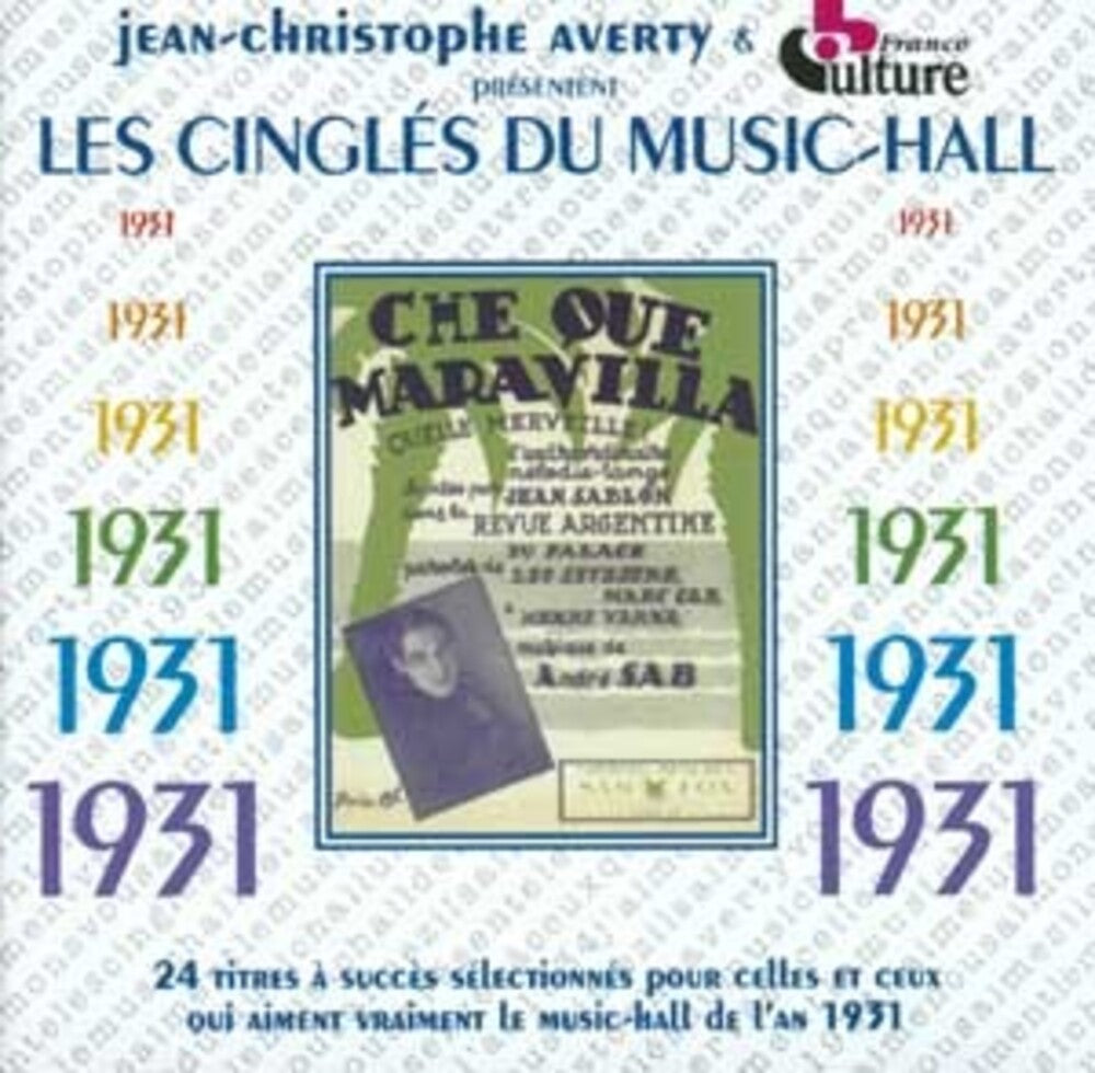 Various Artists - 1931 Les Cingles Du Music Hall Music CD