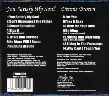 Dennis Brown - You Satisfy My Soul [New CD]