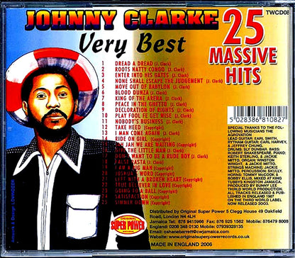 Johnny Clarke - Very Best: 25 Massive Hits (25 tracks) [New CD]