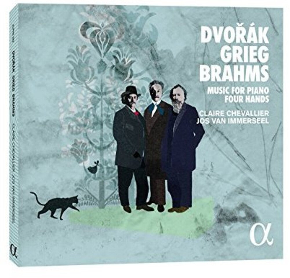 Claire Chevallier / Van Immerseel,Jos - Dvorak Grieg & Brahms: Music for Piano Four Hands Music CD