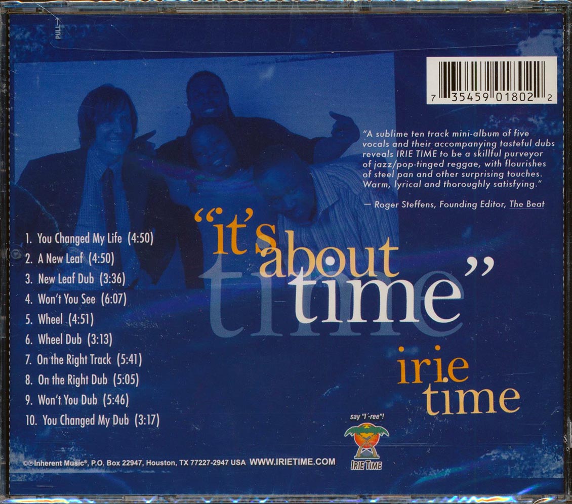 Irie Time - It's About Time [New CD]