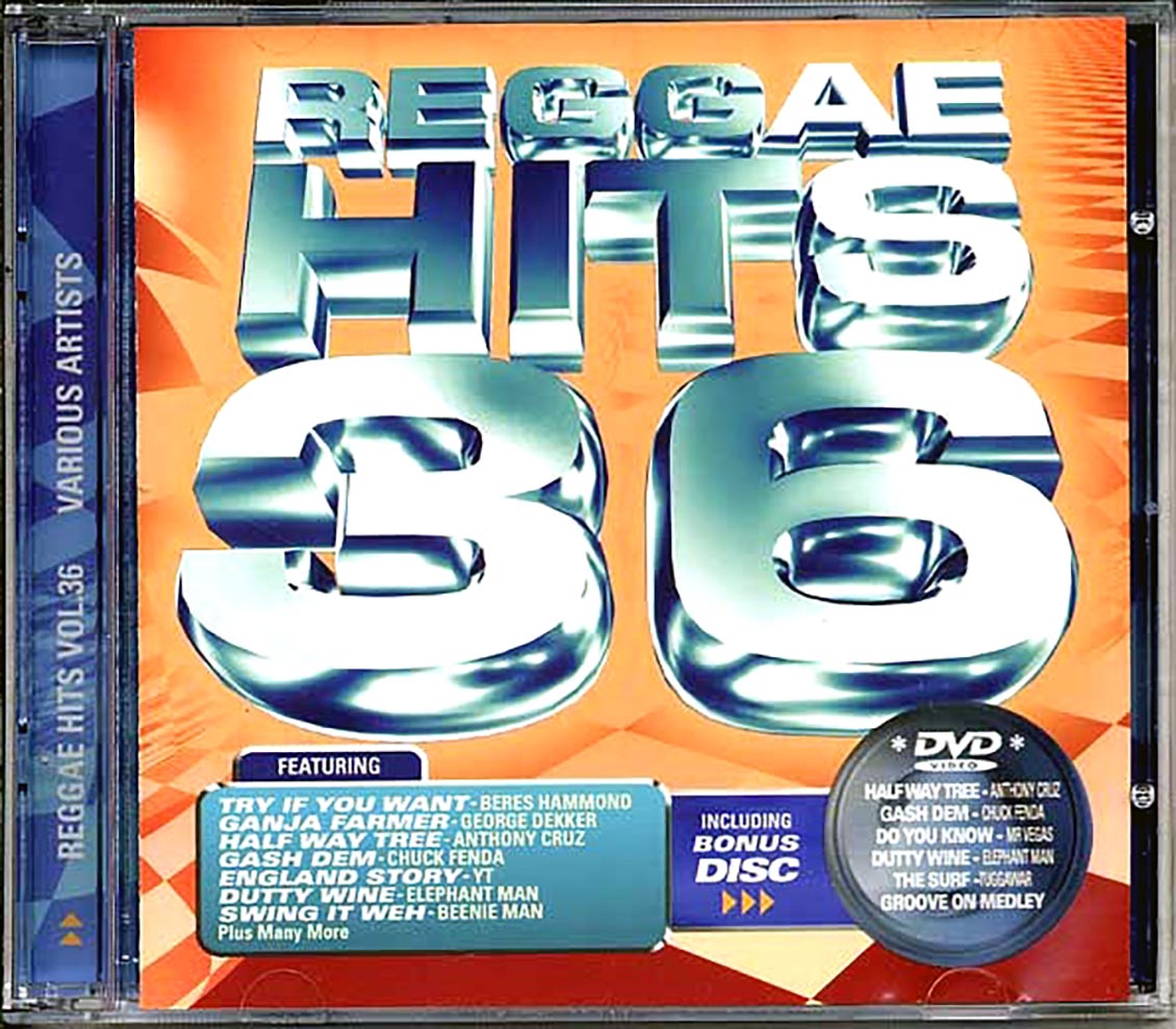 Various - Reggae Hits Volume 36 (20 tracks) (incl. DVD) [New CD]