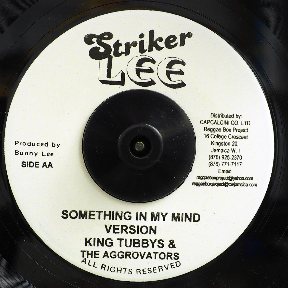 Horace Andy - Something On My Mind  /  The Aggrovators - Version (rhythm: "Horace Andy - Something On My Mind") [New Vinyl Record 7" Single]