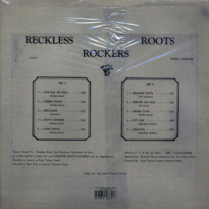 Wackie's - Reckless Roots Rockers [New Vinyl Record LP]