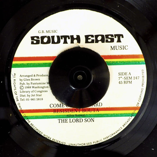 The Lord Son - Come Out Of We Yard President Bouta  /  The Lord Son - Run Bouta (orig. press) [New Vinyl Record 7" Single]