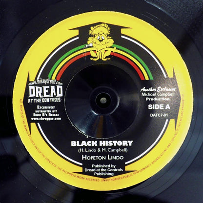 Hopeton Lindo - Black History  /  Mikey Dread, Prince Jammy - Recollection Rock (Version) (rhythm: "Rod Taylor/Mikey Dread - His Imperial Majesty") [New Vinyl 7"]