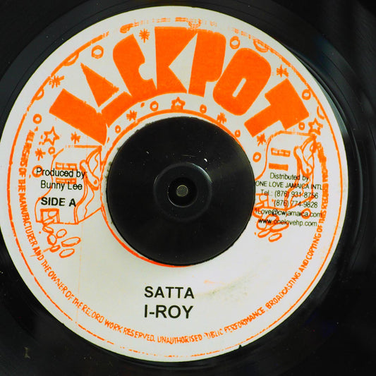 I Roy - Satta  /  Satta Massagana Version (rhythm: "Satta Massagana") [New Vinyl Record 7" Single]