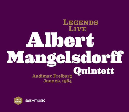 Ralf Hubner / Albert Mangelsdorff Quintett - Albert Mangelsdorff Quintett [CD]