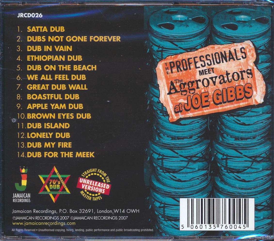 Joe Gibbs & The Professionals, Aggrovators - The Professionals Meet The Aggrovators At Joe Gibbs [New CD]