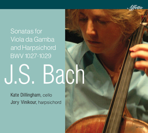 J Bach S / Dillingham,Kate / Vinikour,Jory - J.S. Bach: Sonatas for Viola Da Gamba & Harpsichod Music CD