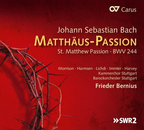 J Bach S / Morrison,Hannah / Harmsen,Sophie - Bach: St. Matthew Passion BWV 244 [3 CD]