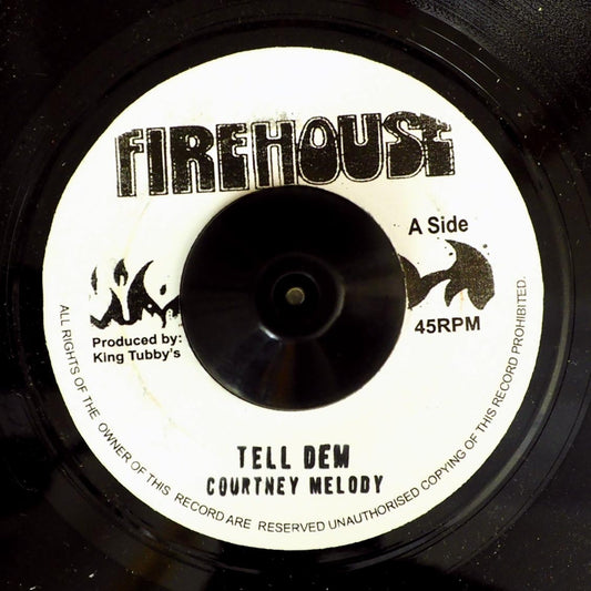 Courtney Melody - Tell Them  /  King Tubby, Fatman, Peego - Version [New] [New Vinyl 7"]