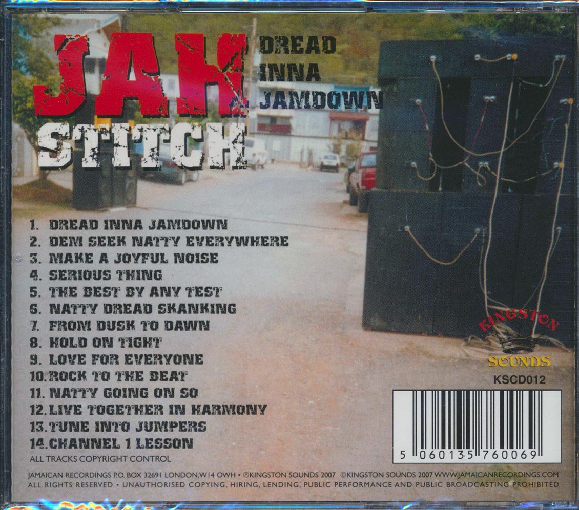 Jah Stitch - Dread Inna Jamdown [New CD]