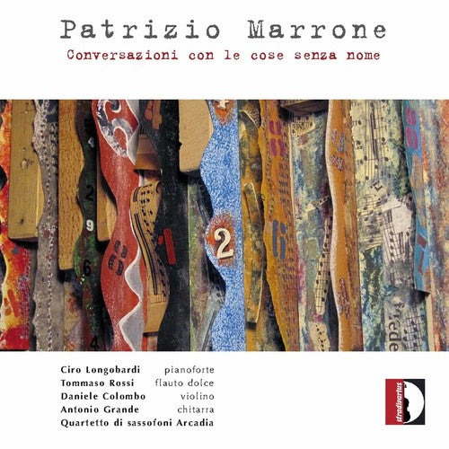 P Marrone / Longobardi,Ciro / Rossi,Tommaso - Patrizio Marrone: Conversazioi Con Le Cose Senza [CD]