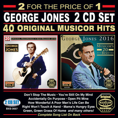 George Jones - 40 Original Musicor Hits [CD]