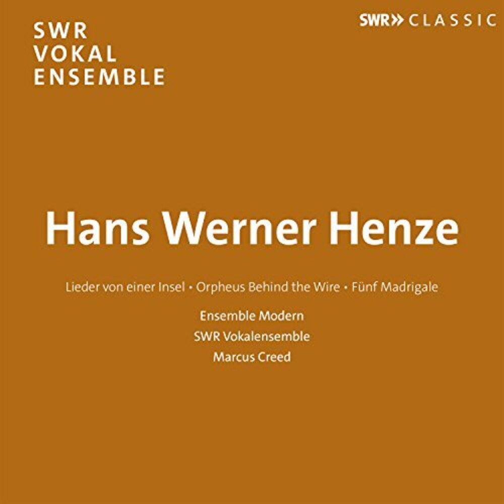 Hw Henze - Hans Werner Henze / Lieder Von Einer Insel Music CD