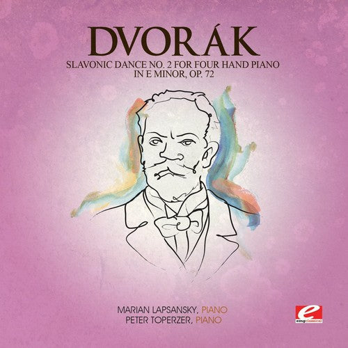 Dvorak - Slavonic Dance 2 Four Hand Piano E Min 72 Music CD