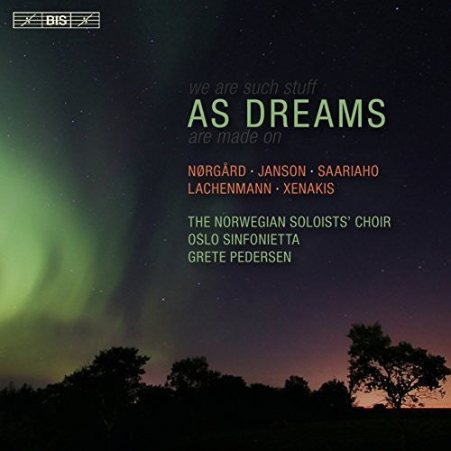 Janson / Lachenmann / Solistkor / Sinfonietta - As Dreams Music CD