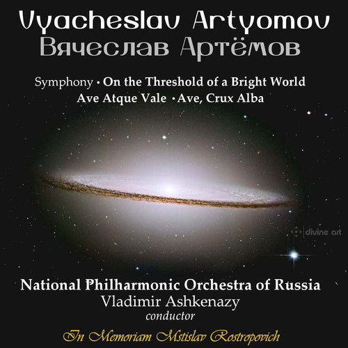 Artyomov / Shatayevsky / Ashkenazy - Artyomov: On the Threshold of a Bright World Music CD