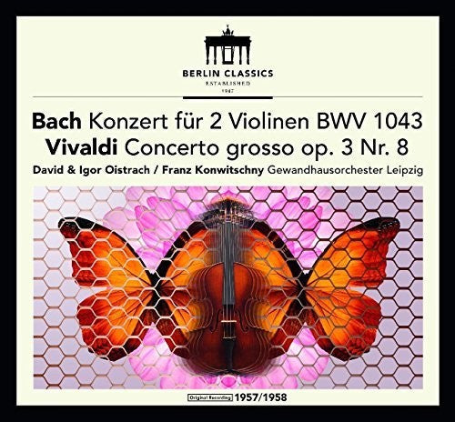 J Bach S / Franck / Oistrach / Konwitschny - Bach & Vivaldi: Violin Concertos [CD]
