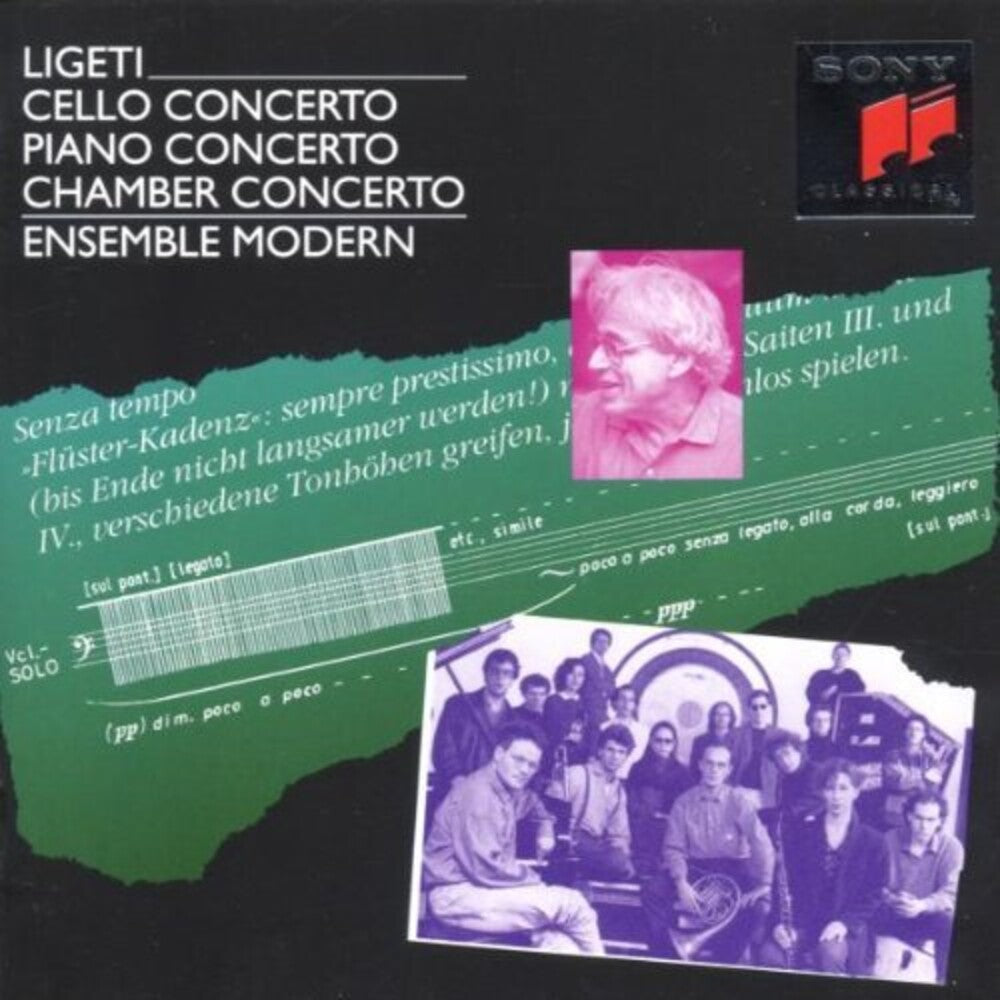 Ensemble Modern / Eotvos - Cello Concerto Piano Music CD