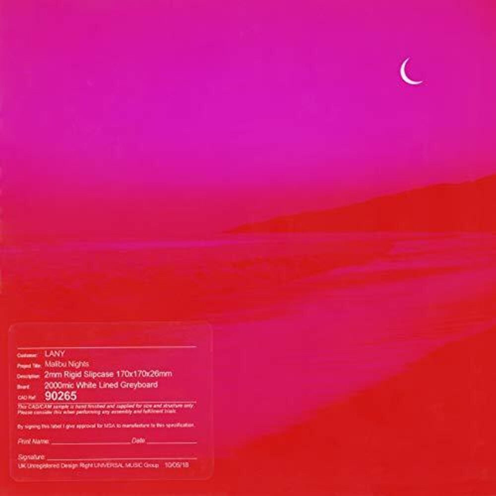LANY - Malibu Nights [Clear LP] [New Vinyl]