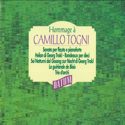 Camillo Togni - Hommage a Camillo Togni Music CD
