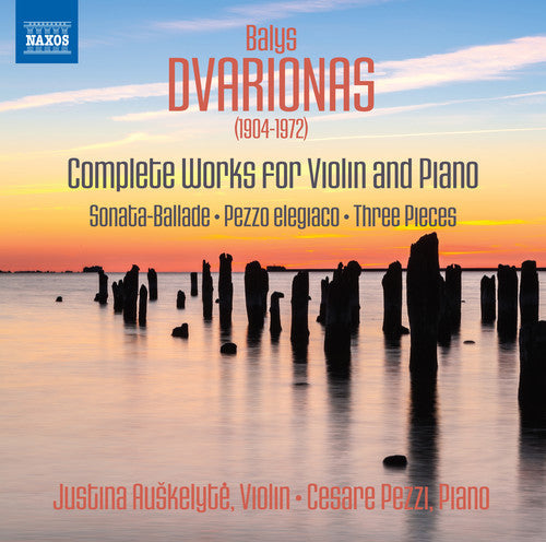 Dvarionas / Auskelyte / Pezzi - Balys Dvarionas: Complete Works for Violin & Piano Music CD