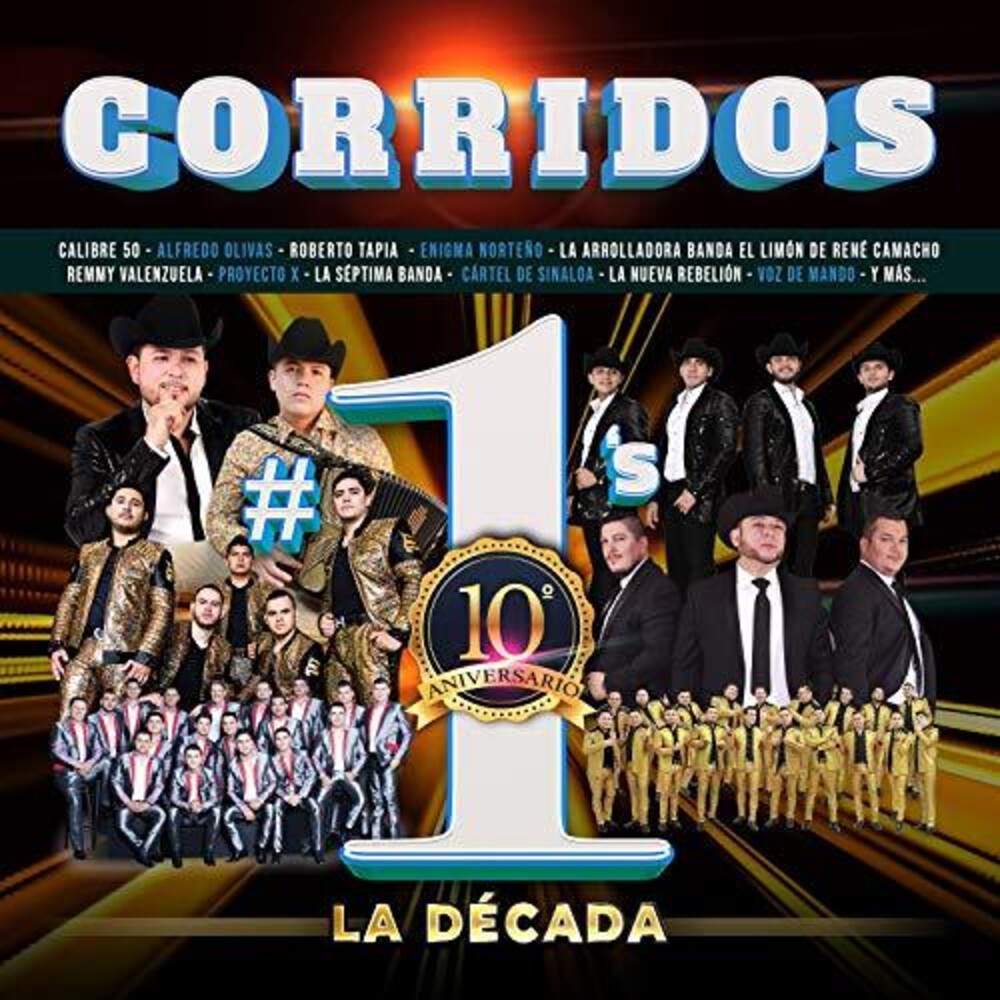 Corridos #1s La Decada / Various - Corridos #1's La Decada (Various Artists) Music CD